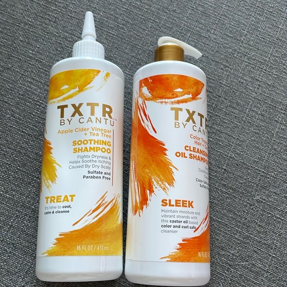 Cantu Other - TXTR by CANTU Apple Cider Tea Tree Soothing Shampoo & Cleansing Shampoo
